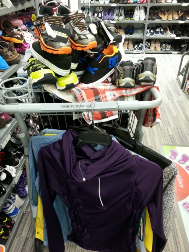 My cart after identifying all of my 'bargain' finds!