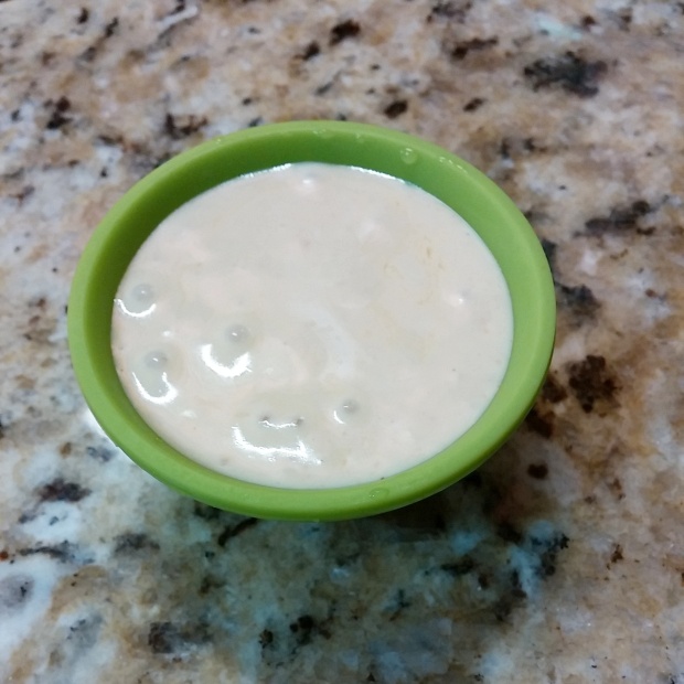 finished yogurt mix