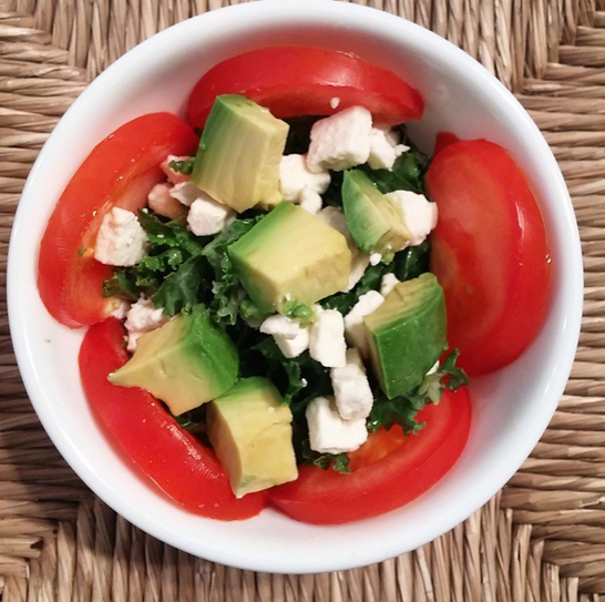 Kale Salad, http://chicinacademia.com