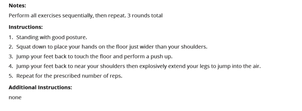 Burpee, http://chicinacademia.com